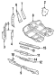 Diagram PILLARS. ROCKER & FLOOR. INTERIOR TRIM. for your Porsche 911 4.0L PLUG-IN HYBRID EV-GAS (PHEV)
