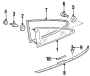 Diagram QUARTER PANEL. GLASS. for your 2022 Porsche Taycan