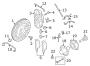 Diagram FRONT SUSPENSION. BRAKE COMPONENTS. for your Porsche