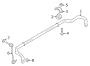 Diagram FRONT SUSPENSION. STABILIZER BAR & COMPONENTS. for your Porsche