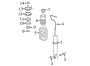 Diagram REAR SUSPENSION. STRUTS & COMPONENTS. for your Porsche