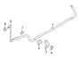 Diagram REAR SUSPENSION. STABILIZER BAR & COMPONENTS. for your Porsche