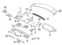 Image of Radiator Support Air Duct (Rear) image for your 2014 Porsche Cayenne   