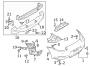 Diagram Rear bumper. Bumper & components. for your 1983 Porsche 911