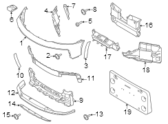 Radiator Support Air Deflector (Lower)