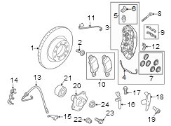 Image of Brake Dust Shield image for your 2008 Porsche Cayenne   