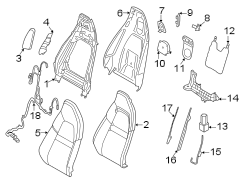 Folding Seat Latch Release Handle