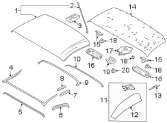 Roof Opening Trim (Rear)