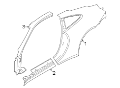 Sill. Rocker. (Rear). Floor Sill. Rocker Panel.