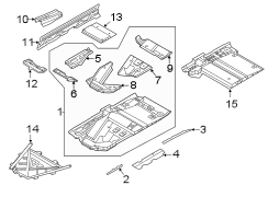 Seat. Support. REINFORCED. Reinforcement. (Rear). Reinforcement panel or.