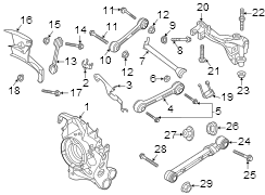 Image of Disc Brake Pad Wear Sensor Bracket image for your 2024 Porsche Cayenne  Coupe Sport Utility 