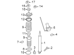 Coil Spring Retainer (Upper, Lower)