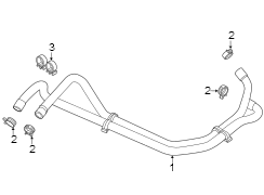 Image of Pipe Assembly. Water Line. image for your 2023 Porsche Panamera   