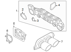 Image of Exhaust Muffler Clamp image for your 2004 Porsche Cayenne   