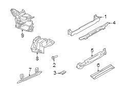 Bumper Impact Absorber (Lower). Bumper impact absorber.