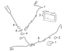 Parking Aid System Wiring Harness