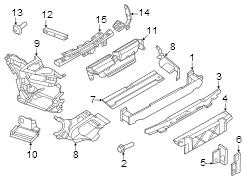 Bumper Impact Absorber (Lower). Bumper impact absorber.