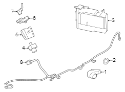 Parking Aid System Wiring Harness