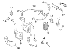 Parking Aid System Wiring Harness