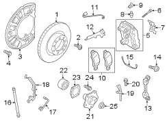 Image of Disc Brake Pad Set (Front) image for your 2010 Porsche Cayenne  S Sport Utility 