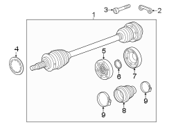 CV Axle Assembly