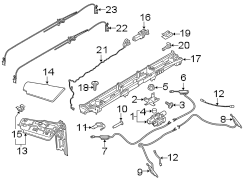 Pump. HYDRAULIC. Top. Convertible. Motor. UNIT. Convertible Top.