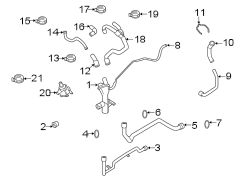 Auxiliary pump. Control. Cooling. circ. PURPLE. 