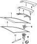 Image of Hatch Gas Strut. Lift Cylinder. Support rod. (Rear) image for your 2010 Porsche Cayenne   