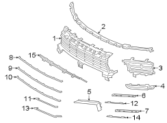 Image of Grille Molding (Upper) image for your 2021 Porsche Cayenne   