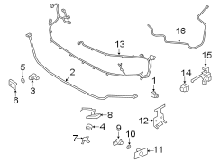 Image of Parking Aid Sensor Bracket image for your Porsche Cayenne  