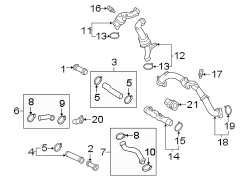 Intercooler Pipe (Front, Rear, Upper)