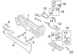 Console Trim Panel (Upper)