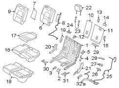 Seat Track Cover (Rear)