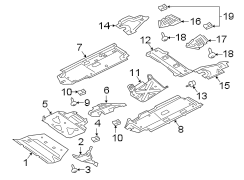 Floor Pan Splash Shield (Front)