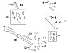 Body A-Pillar Trim Panel