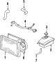 RADIATOR EXPANSION. TANK. Reservoir tank. 