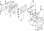 Diagram EXHAUST SYSTEM. EXHAUST MANIFOLD. for your Porsche