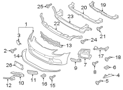 Image of Bumper Cover Spacer Panel (Lower) image for your 2006 Porsche Cayenne   