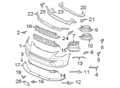 Image of Bumper Cover Support Rail (Lower) image for your 2024 Porsche Cayenne   