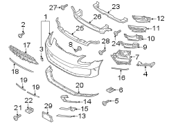 Bumper Cover Spacer Panel (Lower)