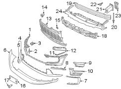 Bumper Cover Spacer Panel (Lower)