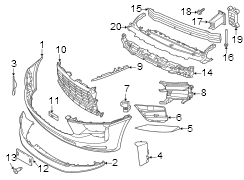 Image of Bumper Impact Bar Bolt image for your Porsche