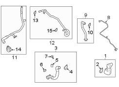 Radiator Coolant Hose (Front, Rear, Upper, Lower)