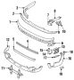 Image of Insert. MOLDING. Protective moulding. image for your 1992 Porsche 911 Carrera 2 Coupe