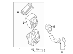 Engine Air Intake Hose