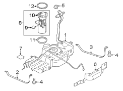 Pump. FUEL. and Sender Assembly. DELIV. UNIT. Electric. Electric Fuel Pump. Fuel.