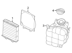 Cap. Reservoir. for expansion ta. Drive Motor Inverter Coolant. Radiator. Cap for the Hybrid.