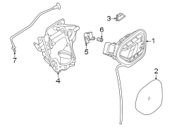 Drive Motor Battery Pack Charging Port Door