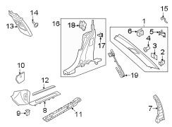 Door Sill Plate (Rear)