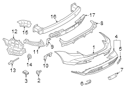 Bumper Cover Support Rail (Lower)